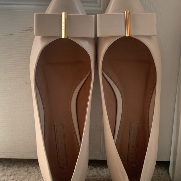 Hugo Boss Ballerina Bow Flats- light pink blush - Picture 3 of 4